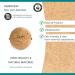 Natural Cork Yoga Studio Massage Ball - 2 cm | Eco-Friendly & Unbranded - Buy Online on GoSupps.com