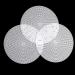 10pcs Clear Mesh Plastic Canvas DIY Kit | Round Plastic Canvas Sheets for Needlepoint | 20cm Embroidery Hoop Included - Buy Online on GoSupps.com