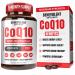 Benevolent Pure CoQ10 200mg Softgels with BioPerine for Max Absorption Ubiquinone Coenzyme Q10 Supplement for Heart Health Energy Production Healthy Aging & Antioxidant Support 100 Softgels 100 Count (Pack of 1)