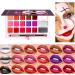  Iouyjiu 18 Color Lipstick Palette Moisturizing Palette Long Lasting Lightweight Texture Vibrant Shades Waterproof Lipstick Ideal for Halloween Parties Gatherings 25g - Buy Online on GoSupps.com
