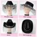 Rhinestone Cowgirl Hat | Bling Diamond Fringe Western Cowboy Hat - Black | Men Women Cosplay Costume - Buy Online on GoSupps.com