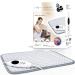 Sinnlein heating pillows made of fleece 42 x 32 cm T V S d GS checked |Electrical heat pillow with automatic switch -off |6 temperature levels |Washable up to 40 C |Digital display 42 x 32 cm gray
