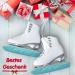 Jostift Ice Skates Runners - 2 Pairs Microfiber for Hockey & Figure Skating | L Size - Buy Online on GoSupps.com