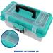 Sheffield 12671 13 Tackle Box Teal & Gray - Fishing & Craft Storage Solution - Buy Online on GoSupps.com