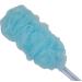 Soft Shower Brush with Blue Crystal Handle for Seniors and Elderly - Ideal for Arthritis, Disabilities, and Pregnancy - Buy Online on GoSupps.com