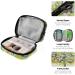 Naanle Floral Tree Oil Painting Pill Case - 7 Day Travel Organizer Bag | Compact Vitamin & Supplement Holder - Buy Online on GoSupps.com