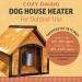 CozyDawg Dog House Heater: Outdoor Pet Heater for Efficient and Cozy Heating | DIY Installation, Thermostat Controlled, Anti Chew Cord - Buy Online on GoSupps.com