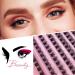 CNMTCCO Lash Clusters 120Pcs DIY lash Extenisons 8-16MM D Curl Fluffy Individual Natural Wispy Lashes Reusable Eyelash Extension at Home (Fluffy) - Buy Online on GoSupps.com