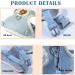 Breathable Rabbit Dishes with Leash | Adjustable Soft 2-Piece Set for Rabbits Hares and Small Animals - Outdoor Use (Blue & Gray) - Buy Online on GoSupps.com