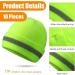 10 Pcs Reflective Safety Beanie Bulk - High Visibility Knit Hat for Winter Marathon, Running, Biking - Unisex Design for Outdoor Workers and Security Guards - Buy Online on GoSupps.com