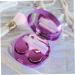 Homsfou Contact Lens Container Set - Travel-Friendly Storage Case for Contacts - Compact & Convenient Suitcases in Violet - 7.5x3cm - Buy Online on GoSupps.com
