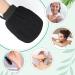 Pafuwei 2 Pieces Exfoliating Gloves - Double-sided Body Exfoliator Mitt for Dead Skin Removal in Bath, Shower, or Spa - Black - Buy Online on GoSupps.com