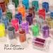 FANDAMEI 32 Colors Nail Glitter Face & Body Powder Makeup - Rainbow Fine Glitter for Eyes, Hair & Body - Buy Online on GoSupps.com