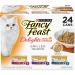 Purina Fancy Feast Grilled Feast in Gravy Canned Wet Cat Food Cheddar Delights in Gravy Cheddar Variety Pack 3 Ounce (Pack of 24)