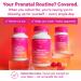 Pink Stork Liquid Prenatal Gut Health Bundle - Liquid Prenatal Vitamins and 50 Billion CFUs Probiotic Vitamins for Pregnancy Gut Health Immune Support Pregnancy Must Haves - Buy Online on GoSupps.com