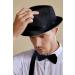 BABEYOND Men's Straw Fedora Panama Trilby Sun Hat - Short Brim Summer Style - Buy Online on GoSupps.com