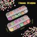 Opopark 24 Box Nail Art Fruit Slices - 3D Mini Fruit Nail Stickers & DIY Craft Accessories for Unique Nail Designs - Buy Online on GoSupps.com
