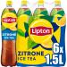 LIPTON ICE TEA Lemon iced tea with lemon flavour DISPOSABLE (6 x 1.5 l) Old version Old version