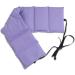 Grape Seed Pillow 7-Chamber with Band - 65x15 Lilac | Heat & Grain Therapy Pillow - Buy Online on GoSupps.com