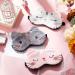 Cute Cartoon Cat Eye Mask for Sleeping - Set of 3 | Soft Lightweight Blindfold for Women, Men, Kids - Funny Animal Design for Night Sleep - Buy Online on GoSupps.com