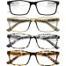 Eyekepper 4-Pack Reading Glasses for Men & Women | Stylish 2.0 Diopter Readers - International Shipping Available - Buy Online on GoSupps.com