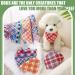 30 Pieces Cute Style Plaid Dog Bandanas - Adjustable & Washable Triangle Scarf for Small to Medium Dogs and Cats - Buy Online on GoSupps.com