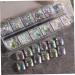 Nail Art Glitter Flake Nail Art Foil Flake Shining Holographic 12 Grids Nail Glitter Flake for Summer Nail Art Decoration - Buy Online on GoSupps.com
