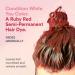 INH Ruby Red Semi-Permanent Hair Color Depositing Conditioner 6oz - Safe Temporary Hair Dye for Vibrant Red Hair - Buy Online on GoSupps.com