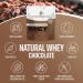 Natureletics Chocolate Whey Protein 1kg Natural Premium Protein Powder from Germany | No Sweetener Real Chocolate Taste High BCAA Content - Buy Online on GoSupps.com
