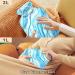 NAANLE Sea Wave Marmor 1L Transparent Hot Water Bottle with Cover - Effective Heat & Cold Therapy for Pain Relief & Winter Comfort - Buy Online on GoSupps.com