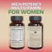 Women's Organic Multivitamin with Iron, Probiotics & Essential Vitamins B12, C, D, E - 90 Tablets - Buy Online on GoSupps.com