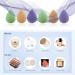 Snowflakes Mini Beauty Makeup Sponge Blender - 6 Pcs Small Latex-Free Sponges for Under Eyes - Buy Online on GoSupps.com