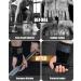 Train Aid Strength Training Leather Lifting Straps | Fitness Bodybuilding & Weightlifting Grip Aids | Gym Accessories for Men & Women - Black - Buy Online on GoSupps.com