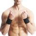 HiRui 18 Professional Compression Wrist Wraps with Thumb Loop - Wrist Brace Support for Weightlifting - Black (Pair) - Buy Online on GoSupps.com