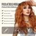 Testar 24-Inch Curly Ginger Wig for Women | Long Orange Synthetic Heat-Resistant Fiber Wig for Daily & Party Use - Buy Online on GoSupps.com