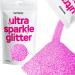 Hemway Microfine Ultra-Schein-Glitter 100 g 3 5 Unzen Cosmetic Safe - Rosa Holographic Pink Holographic Microfine - 100g