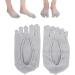 Toe Socks for Women Low Cut Polyester Socks to Absorb Sweat gray - Buy Online on GoSupps.com