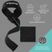 Pullup & DIP Tensile Aids - Padded Weight Lifting Loops & Wrist Straps for Strength Training | Black (1 Pair) - Optimize Bodybuilding & Cross Lifting - Buy Online on GoSupps.com