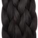 Tess Braids Extensions - 60 cm Jumbo KanCalon Hair for Box Braids | 100g Bundle #1B Natural Black - Buy Online on GoSupps.com