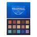 Ccolor Cosmetics - Tropical  15-Color Eyeshadow Palette  Highly Pigmented  Long-Wearing  Easy-to-Blend  Bright Blues  Neutral Matte & Shimmer Eye Shadow  Professionally Formulated Eye Makeup
