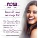Now Foods Tranquil Rose Massage Oil 8 fl oz - Relaxing Aromatherapy for Serenity - Buy Online on GoSupps.com