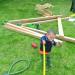 Hi Flame EZ Frame Bracket Set for Wooden Swing Beam - 4 PCS | Swing Fitting Accessories for A-Frame | High Strength Support - Light Green - Buy Online on GoSupps.com