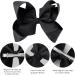 Molain Ribbon Hair Bows Alligator Clips Barrettes 2 Pieces 6 Inch Black Ponytail Holder Cheerleading Hairpin Easter Party Hairpin Headwear Hair Styling Accessories for Girls Women 2 PCS Black - Buy Online on GoSupps.com