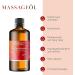 Oxxigena Aphrodizing Massage Oil - 100% Natural Grape Seed & Essential Oils | Moisturizing Body Oil - Made in Italy - 100ml - Buy Online on GoSupps.com