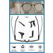CARA Reading Glasses 4 Pack Round Frame Spring Hinge Computer Reader for Men and Women - Anti-blue + 2.5 Diopters (Set of 4) - Buy Online on GoSupps.com