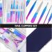 FRCOLOR 1 Set Nail Set Travel Nail Clippers Pedicure Tools Stainless Steel Set Eyebrow Remover Dead Skin Push Pedicure Care Tools Pu Leather Colorful Manicure Trimmer Set Nail Trimmer Flat - Buy Online on GoSupps.com