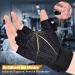 iHuan Breathable Fingerless Weight Lifting Gloves with Wrist Support - Black XS - Buy Online on GoSupps.com
