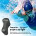 Pull Buoy Swim Training Leg Float for Adults & Youth - Improve Pool Strokes & Upper-Body Strength | EVA & BPA Free - Black - Buy Online on GoSupps.com