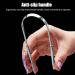 Zlongron U-Shaped Stainless Steel Tongue Scraper - Bad Breath Eliminator & Easy Clean Oral Care Tool with Case - Buy Online on GoSupps.com