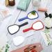 Compact Travel Makeup Mirror with Handle - 8 Piece Set of Small Handheld Hand Mirrors in Blue, Black, Red, and White - Buy Online on GoSupps.com